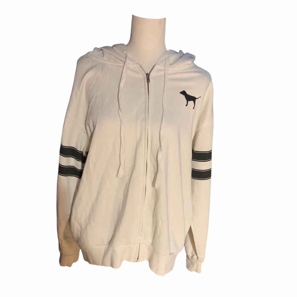 Revised***Pink Victoria’s Secret Hoodie - Picture 1 of 12